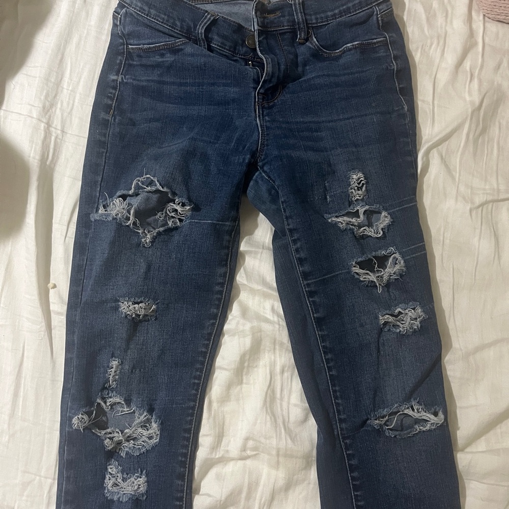 PacSun Blue Jeans Distressed Denim